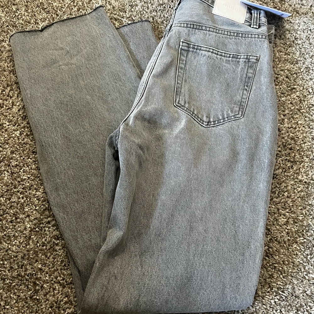Pull&Bear Charcoal Denim Pants